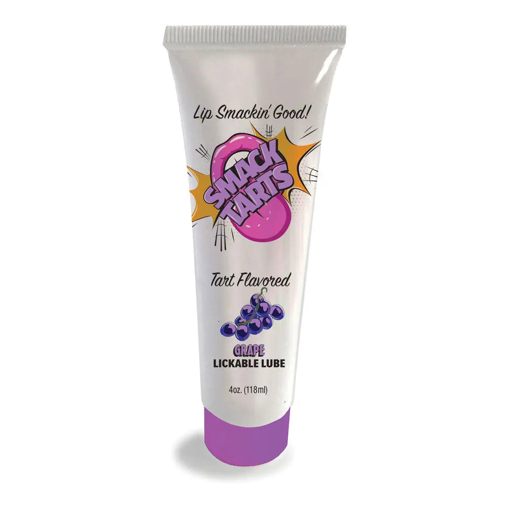 Smack Tarts - Sour Grape - Sour Grape Flavoured Lubricant - 120 ml Tube Little Genie Discreet Intimate Essentials.