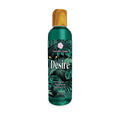 Desire Pheromone Massage Oil - Lavender Scented Pheromone Massage Oil - 118 ml in a green bottle with a wooden cap.