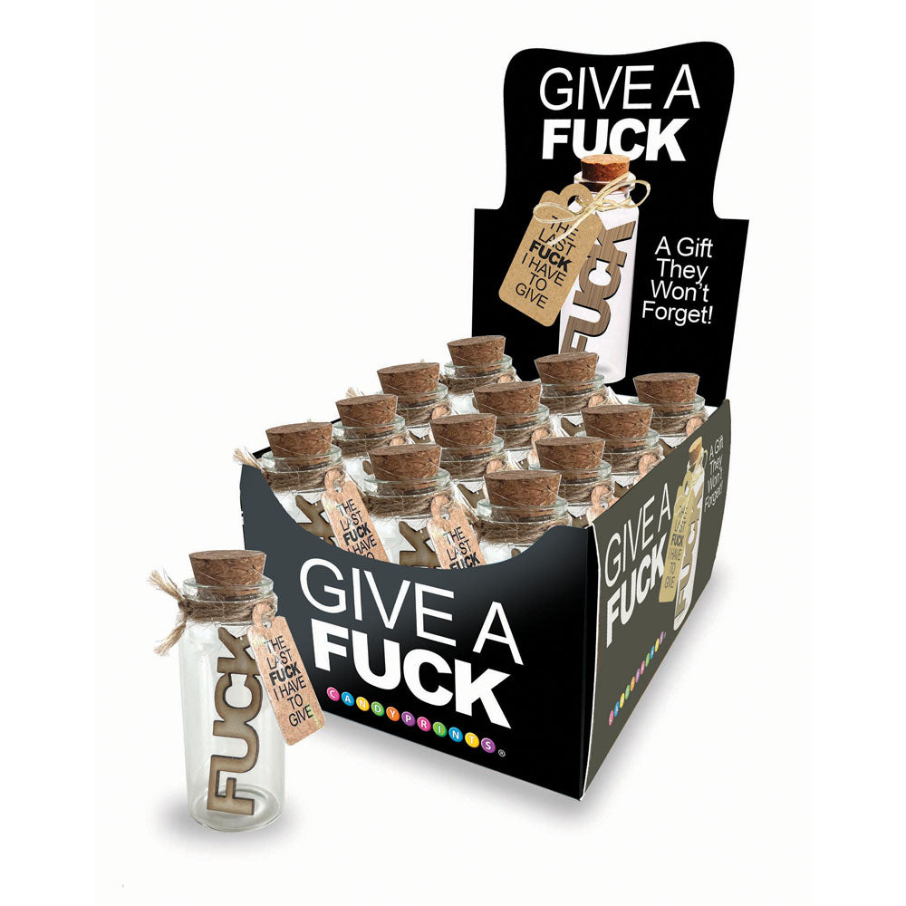 Last Fuck I Have To Give - Display of 12 - Novelty Gift - Counter Display of 12 jars with humorous messages