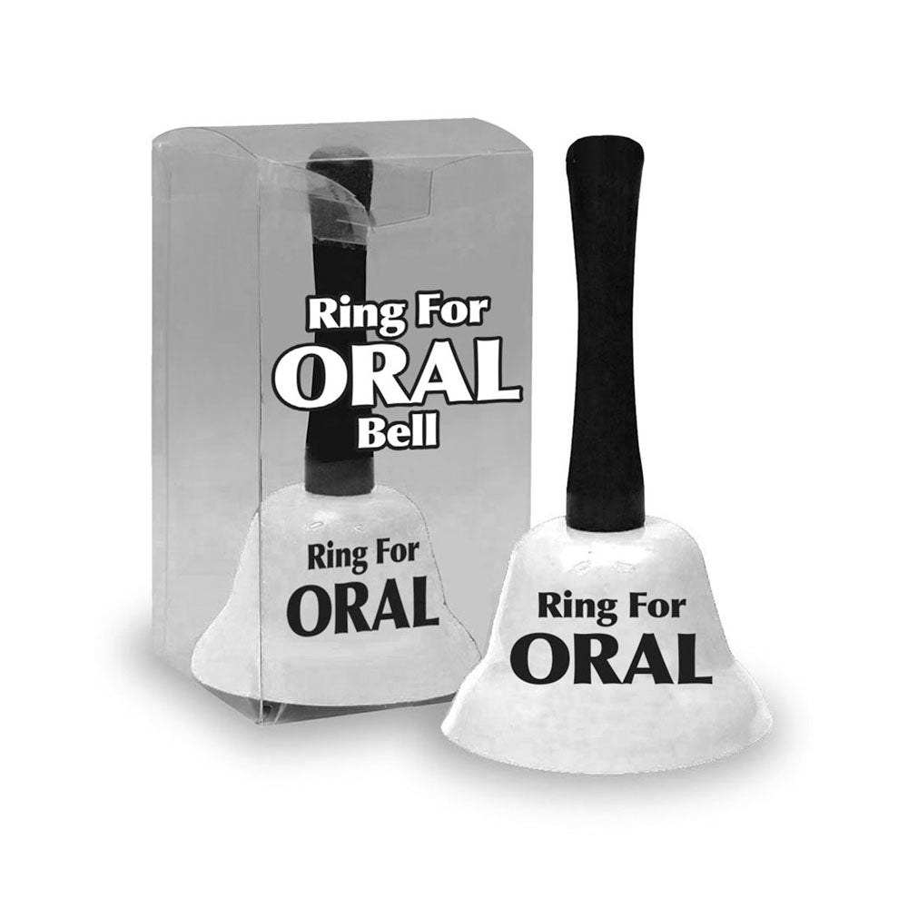 Ring For Oral Bell - Novelty Bell in packaging, perfect for intimate moments and playful engagement.