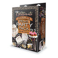 Glitterati Complete Penis Party Pack - Party Set for 8 People featuring festive party supplies and decorations.