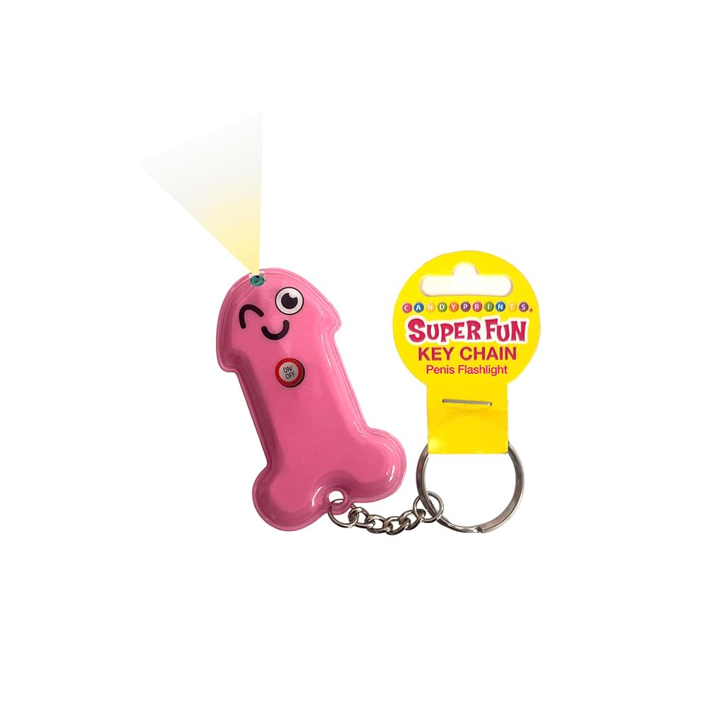 Super Fun Key Chain - Penis Flashlight -  Novelty Keychain
