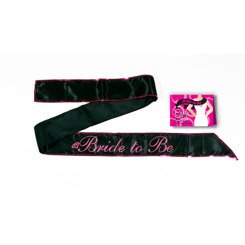 Bride-To-Be Sash -  Hens Party Sash displayed on a white background, perfect for celebrations.