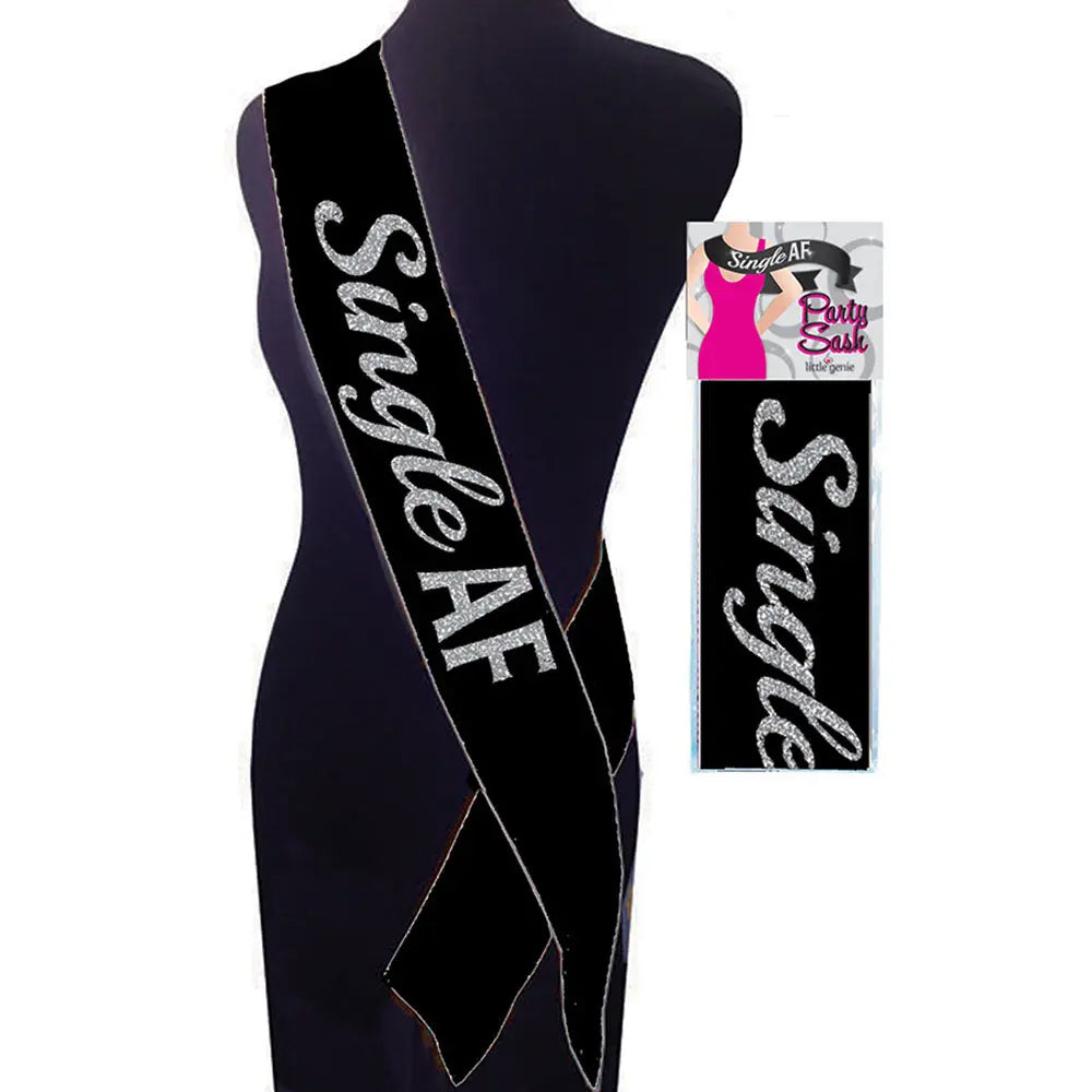 Single AF Sash -  Party Sash Little Genie Discreet Intimate Essentials.