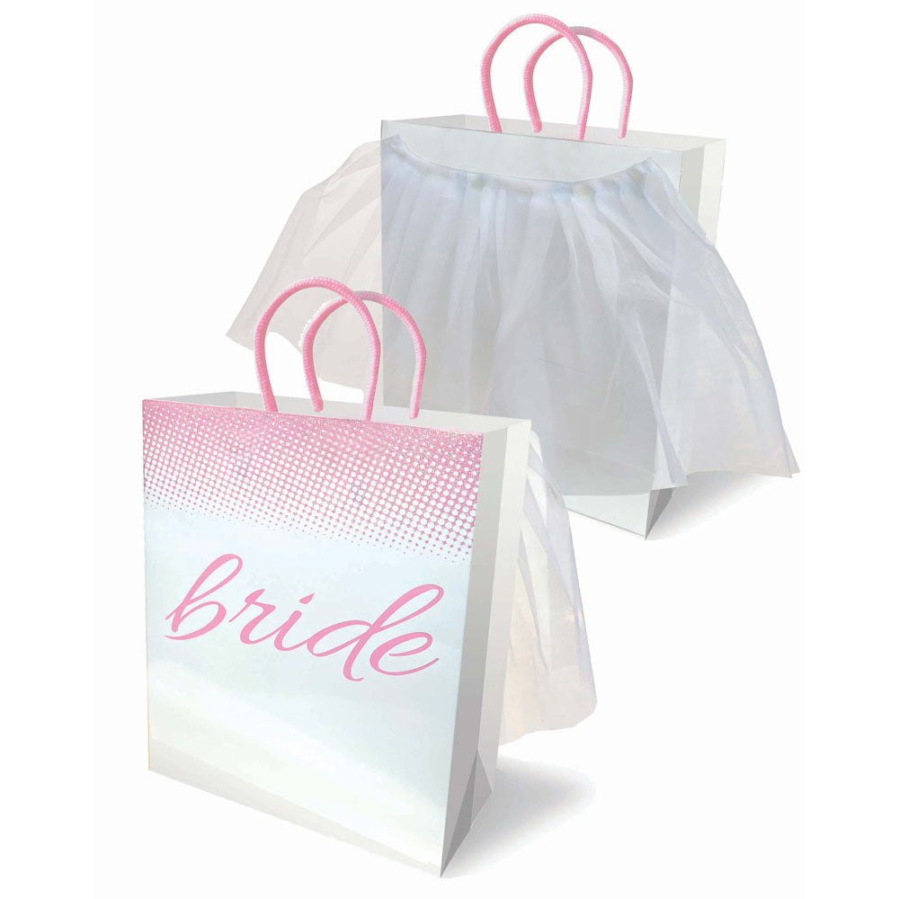 Bride Veil Gift Bag - Bridal Gift Bag with Veil featuring delicate veil and elegant design.