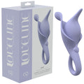 LOVELINE Lily - Lavender - Lavender USB Rechargeable Stimulator with packaging showcasing 10 speed clitoral vibrator.
