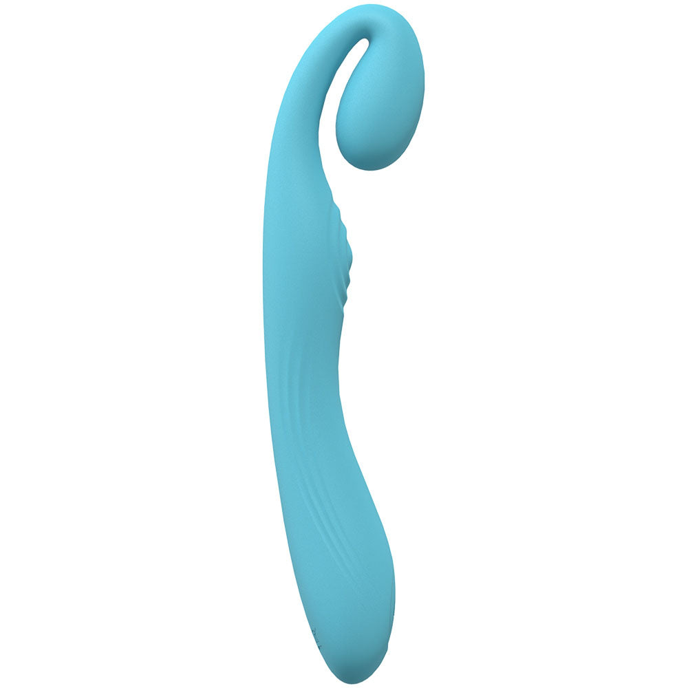 LOVELINE Obsession -  -  18.4 cm USB Rechargeable Vibrator in blue silicone design for intimate essentials for her.