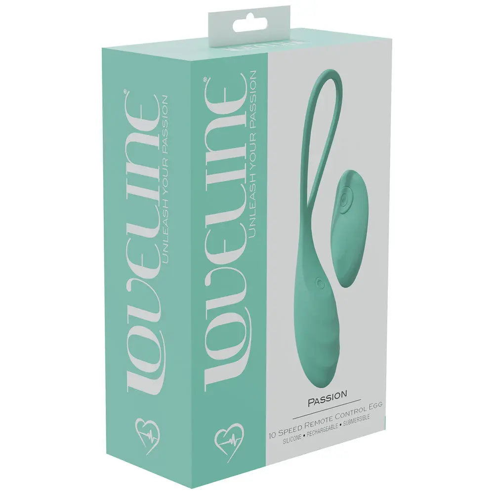 LOVELINE Passion -  -  USB Rechargeable Vibrating Egg with Wireless Remote Shots Toys Discreet Intimate Essentials.