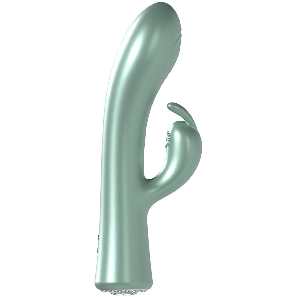 LOVELINE La Perla I -  - Pearlescent  19.2 cm USB Rechargeable Rabbit Vibrator in a sleek design.