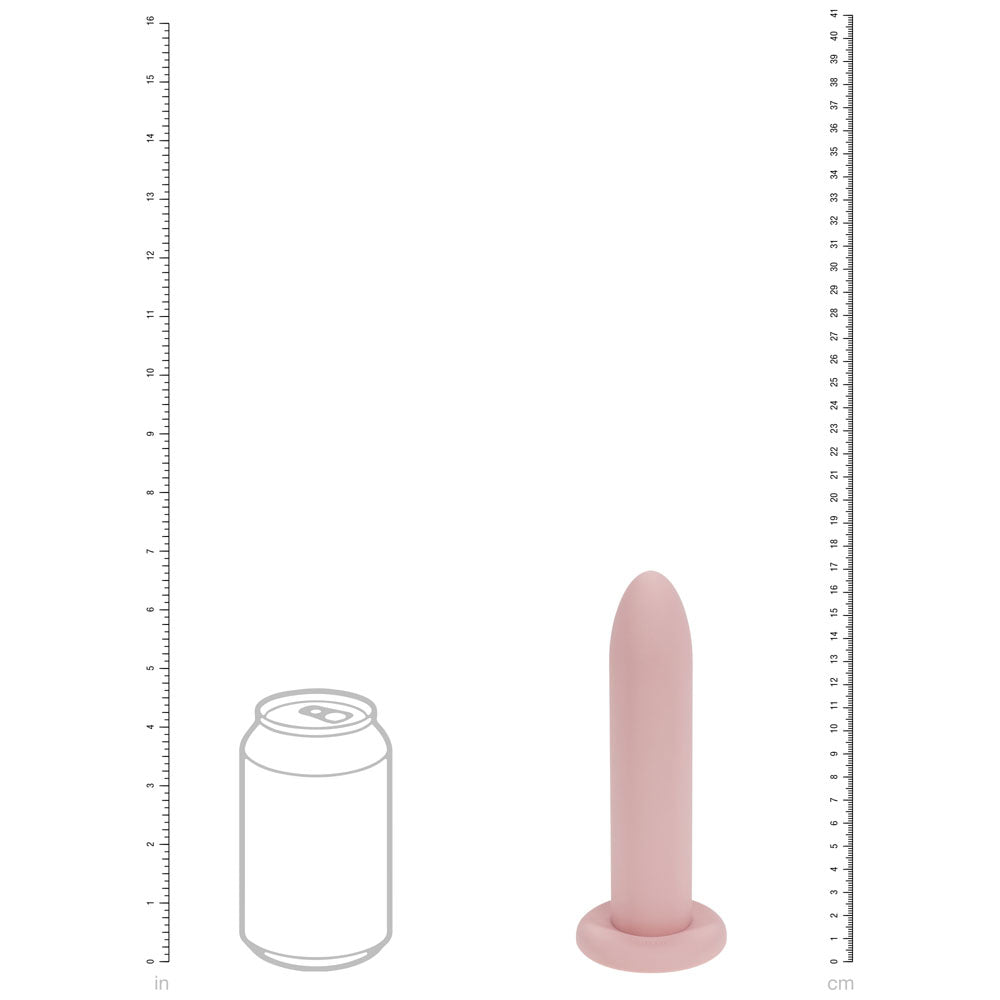 LOVELINE PelviFit Expanding Vaginal Dilator -  Vaginal Dilators - Set of 6 Sizes next to a soda can for size comparison.