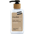Four Seasons Nude - Water Based Lubricant - 200 ml in a clear bottle with bamboo cap, perfect for intimate essentials.