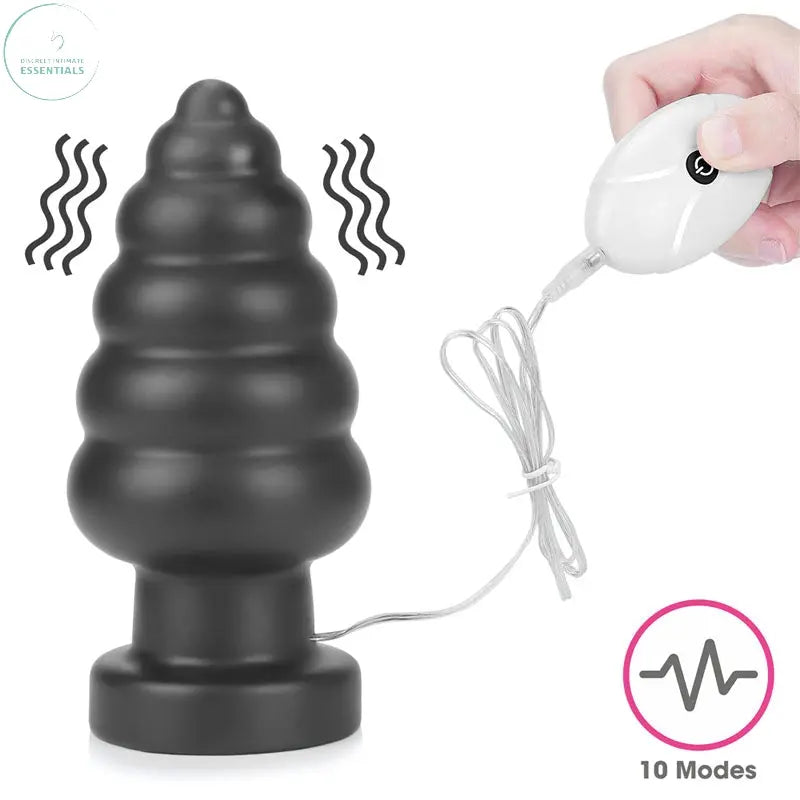 King Sized 7'' Vibrating Anal Cracker -  17.8 cm XL Vibrating Butt Plug Lovetoy