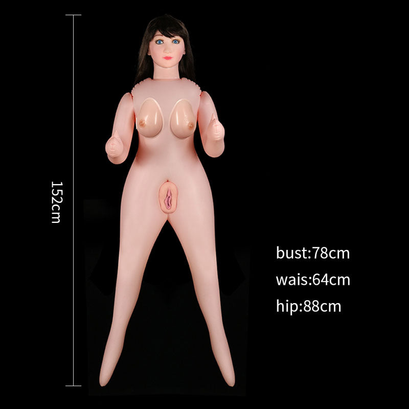 Victoria Horny Boobie Doll - Inflatable Love Doll displaying realistic features and measurements for enhanced intimacy.