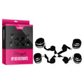 Struggle My Bed Restraints - Wrist & Leg Cuffs Kit for secure bondage play, adjustable and comfortable cuffs.