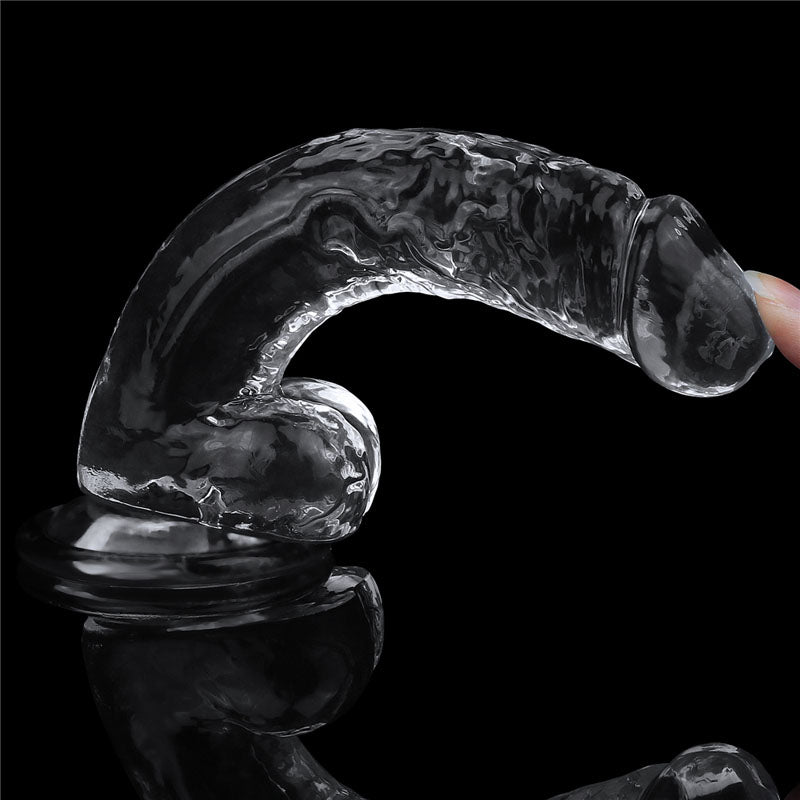 Flawless Dildo 7.5'' - 19 cm Dong, clear realistic design, perfect for intimate essentials for her.