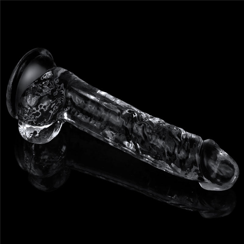 Flawless Dildo 7.5'' -  19 cm Dong, clear sex toy for intimate essentials for her.