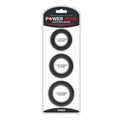 Power Plus Soft Silicone Snug Ring -  Cock Rings - Set of 3 Sizes with various diameter silicone rings.