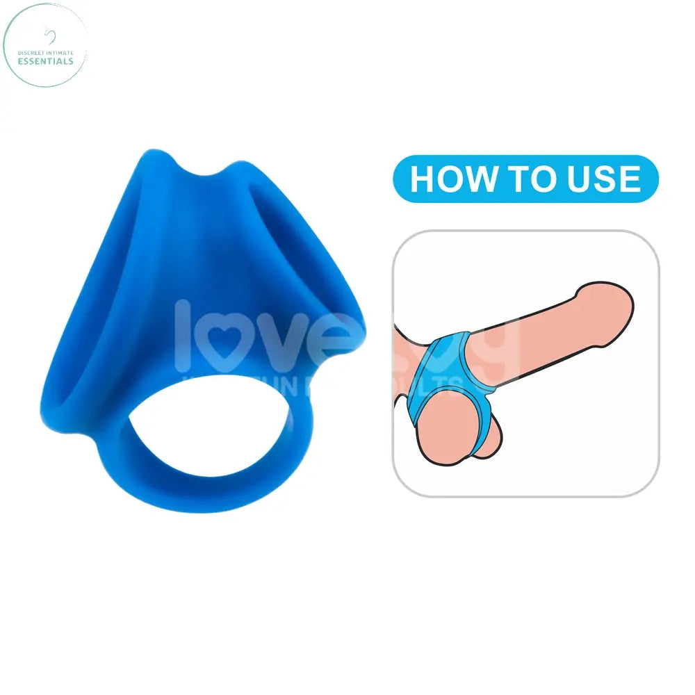 Affordable quality Pinnacle Pro Trio Grip Enhancer -  Cock & Balls Ring  from Lovetoy by Discreet Intimate Essentials with Discreet Delivery 