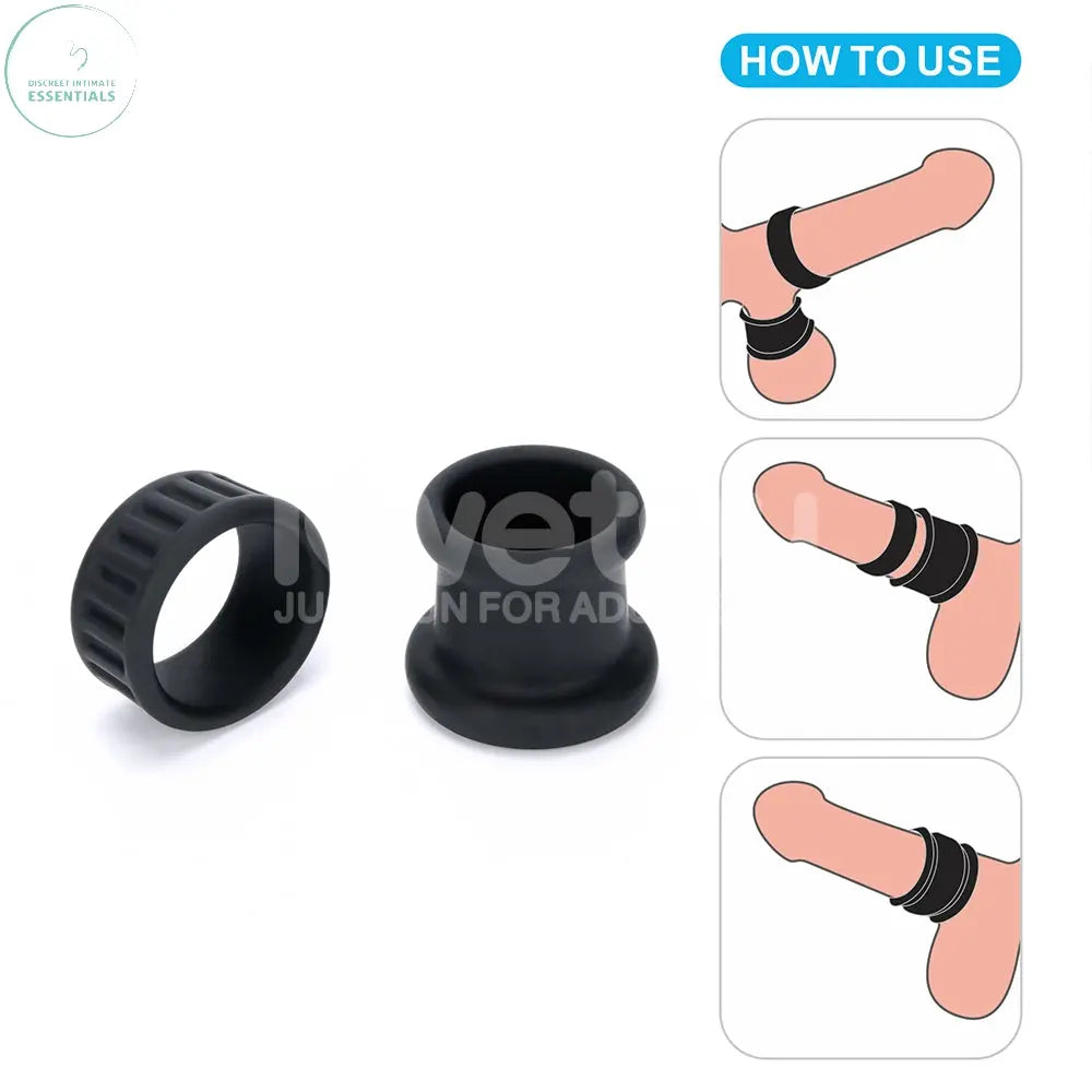 Affordable quality Pinnacle Pro Twin Grip Enhancer -  Cock & Balls Ring  from Lovetoy by Discreet Intimate Essentials with Discreet Delivery 