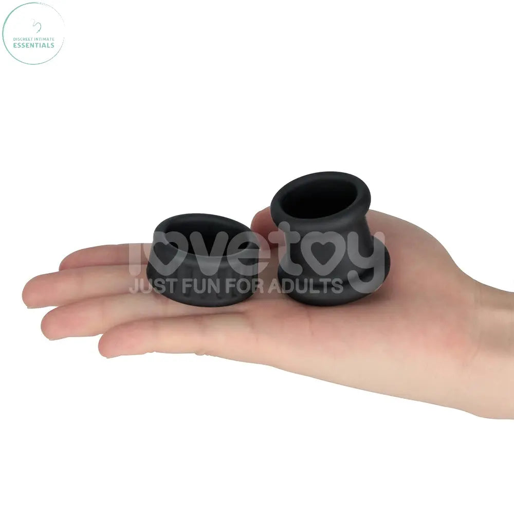 Affordable quality Pinnacle Pro Twin Grip Enhancer -  Cock & Balls Ring  from Lovetoy by Discreet Intimate Essentials with Discreet Delivery 