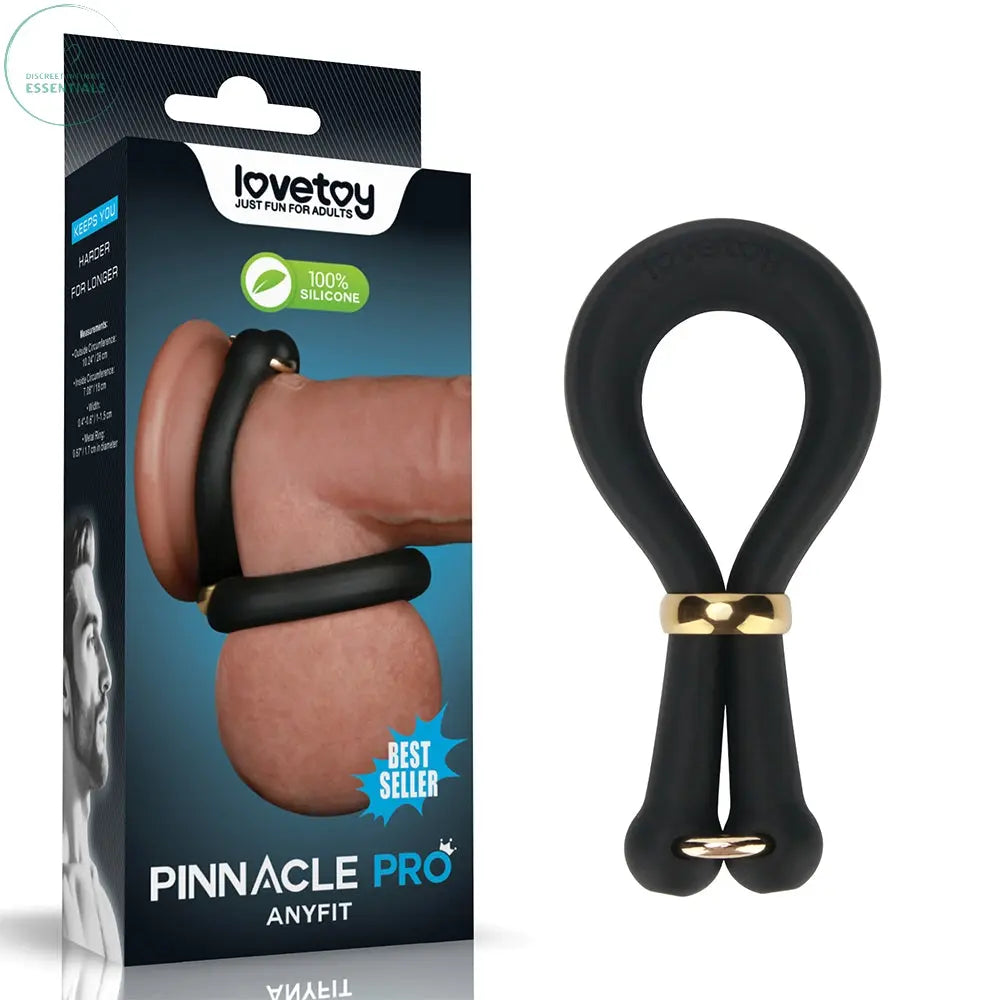 Affordable quality Pinnacle Pro Anyfit Stretcher -  Adjustable Cock Ring  from Lovetoy by Discreet Intimate Essentials with Discreet Delivery 