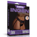 Ingen Easy Strap-On Harness -  Adjustable Strap-On Harness (No Probe Included) packaging showcasing comfortable design.