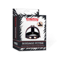 Bondage Fetish T-Style Leather Cock Ring with Ball Divider -  Cock Ring packaging for bondage and intimate adventures.