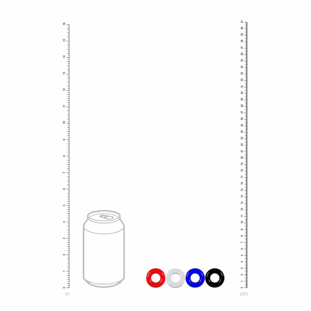 LEVELZ Multicolour Cock Ring Set - 4 Pack -  Cock Rings - 4 Pack