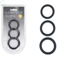 Affordable quality LEVELZ Classic Silicone Cock Ring Set - L/XL/XXL -  Cock Rings - Set of 3 Sizes  from Shots Toys by Discreet Intimate Essentials with Discreet Delivery 
