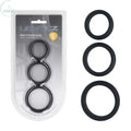 Affordable quality LEVELZ Wide O Silicone Cock Ring Set of 3 - S/M/L -  Cock Rings - Set of 3 Sizes  from Shots Toys by Discreet Intimate Essentials with Discreet Delivery 