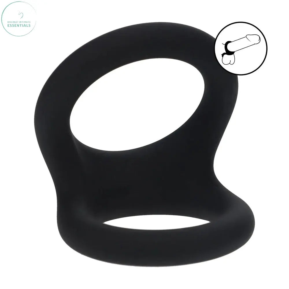 Affordable quality LEVELZ Double O Silicone Cock Ring - L -  -  Cock & Balls Rings  from Shots Toys by Discreet Intimate Essentials with Discreet Delivery 