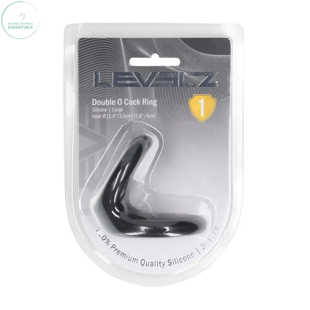Affordable quality LEVELZ Double O Silicone Cock Ring - L -  -  Cock & Balls Rings  from Shots Toys by Discreet Intimate Essentials with Discreet Delivery 