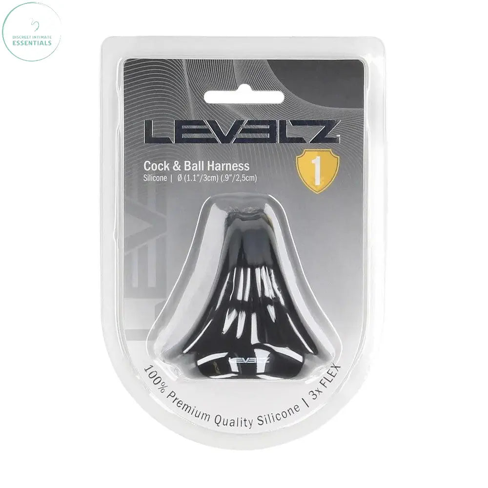 Affordable quality LEVELZ Silicone Cock & Ball Harness -  -  Cock & Ball Ring  from Shots Toys by Discreet Intimate Essentials with Discreet Delivery 