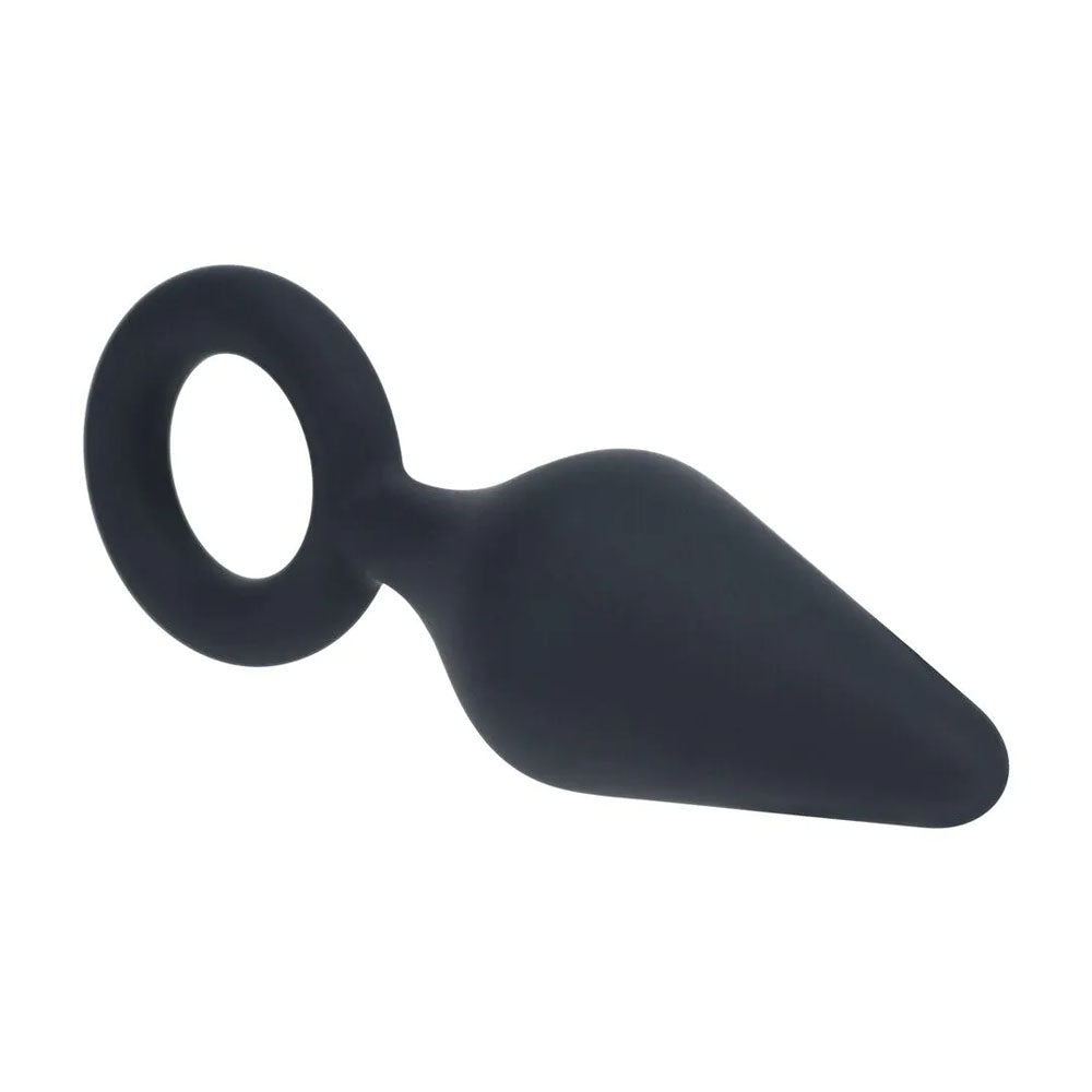 LEVELZ Silicone Anal Plug with Loop - Small -  -  Small Butt Plug for intimate essentials for her.