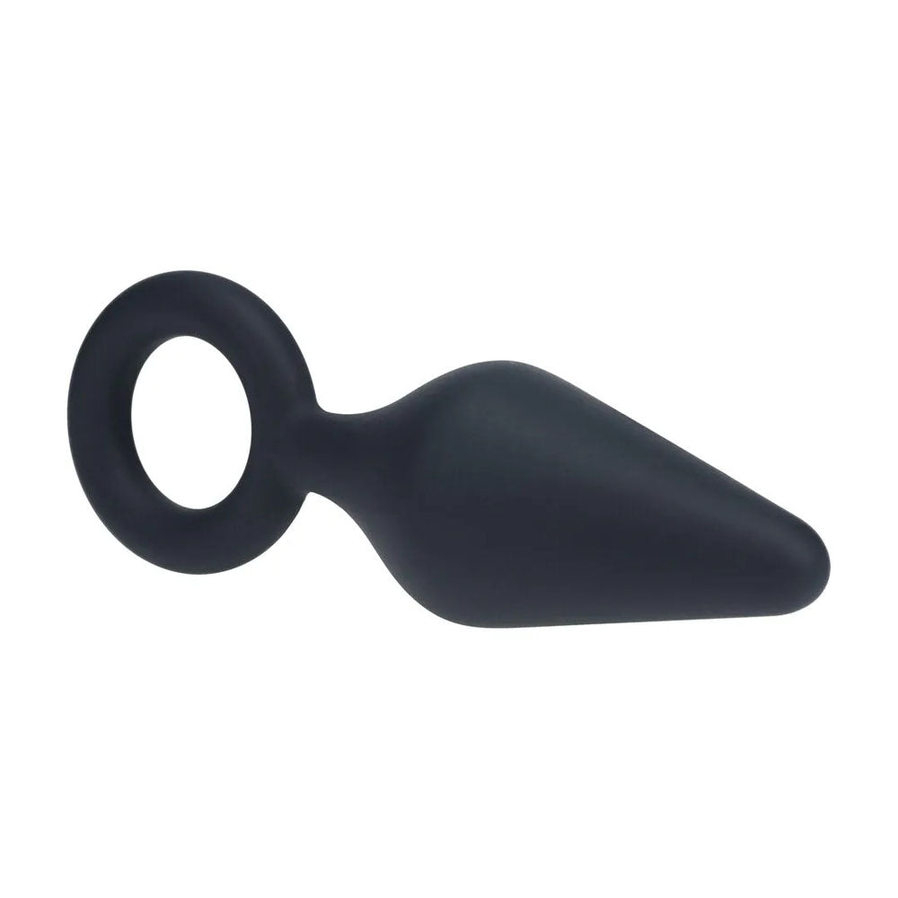 LEVELZ Silicone Anal Plug with Loop - Large -  Large Butt Plug for intimate essentials for her and solo exploration.