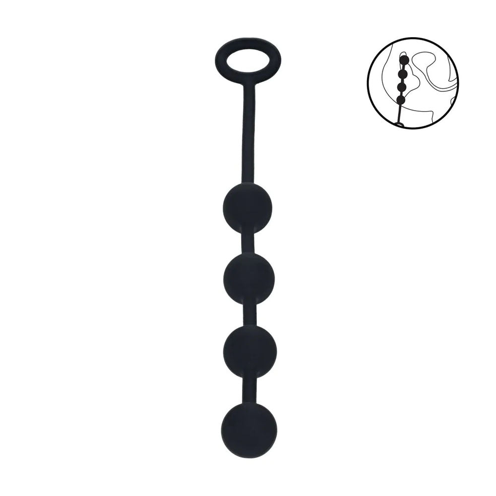 LEVELZ Round Silicone Anal Balls - S - 20mm -  23 cm Small Anal Balls for intimate essentials for her