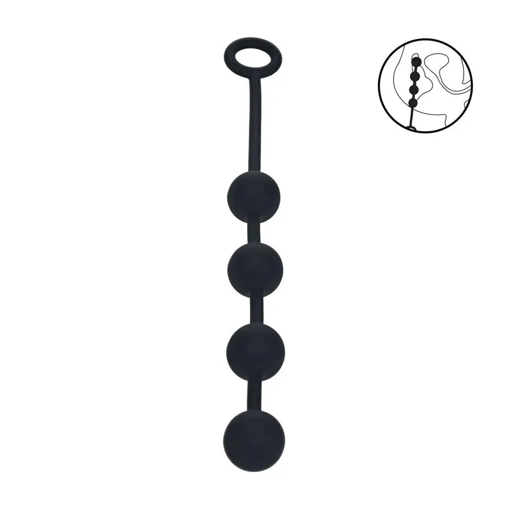 LEVELZ Round Silicone Anal Balls - M - 20mm -  32 cm Medium Anal Balls Shots Toys Discreet Intimate Essentials.