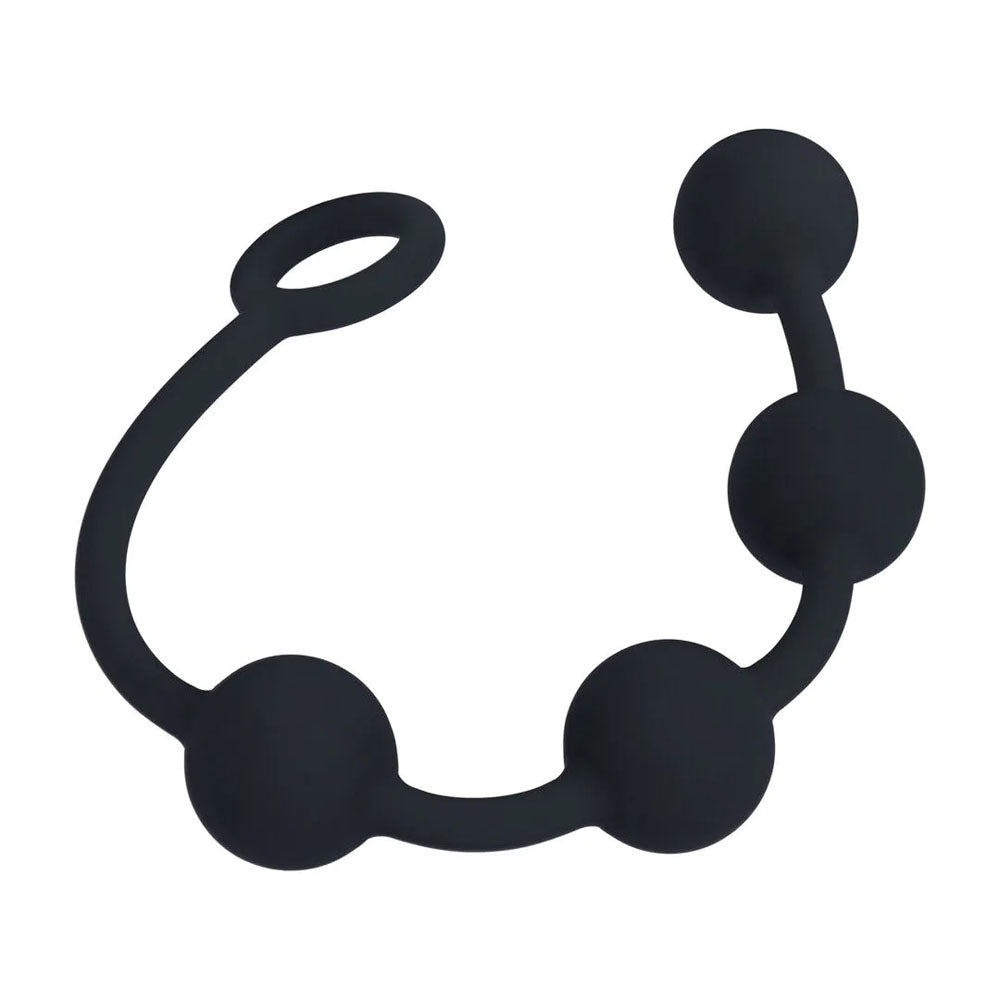 LEVELZ Round Silicone Anal Balls - M - 20mm -  32 cm Medium Anal Balls for intimate pleasure and stimulation.