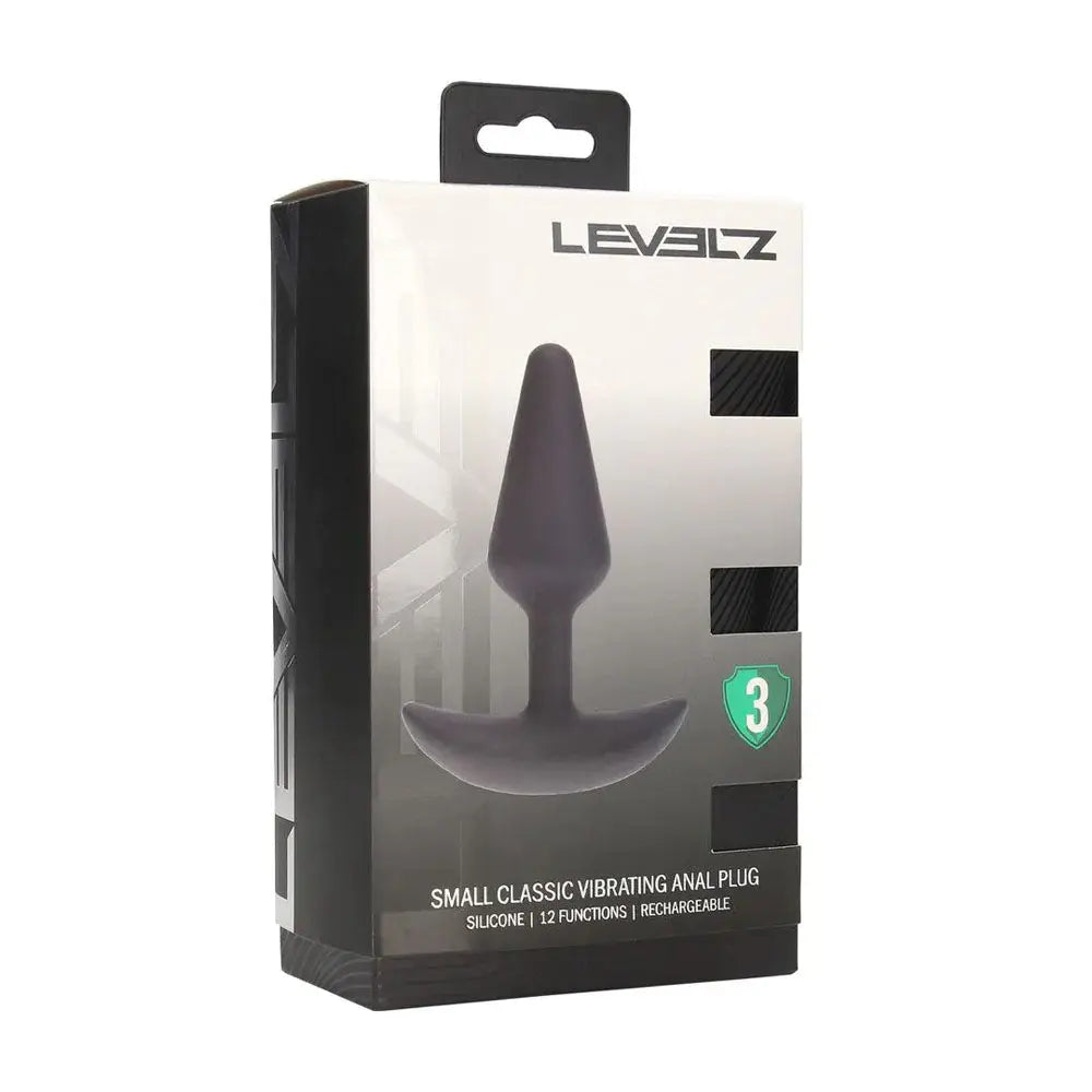 LEVELZ Classic Vibrating Silicone Anal Plug - Small -  Small USB Rechargeable Butt Plug Shots Toys Discreet Intimate Essentials.