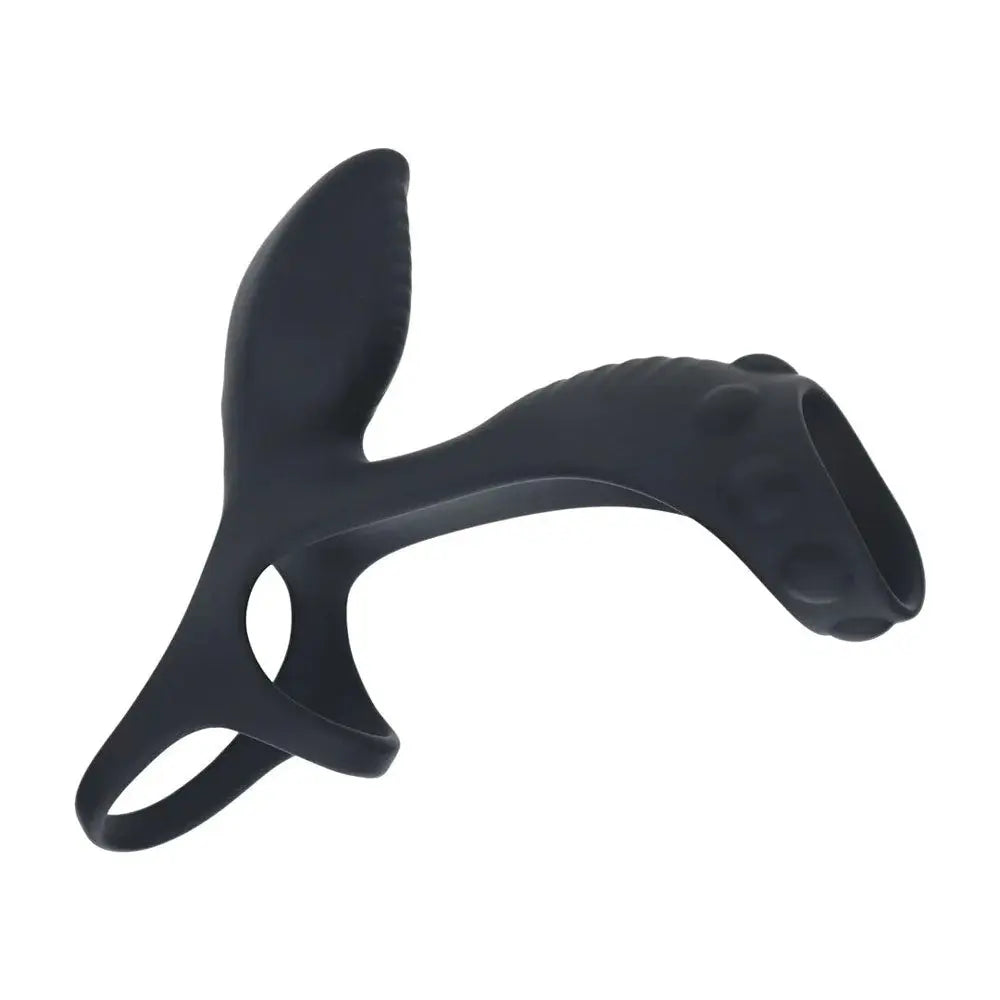 LEVELZ Vibrating Cock & Ball Ring with Shaft Loop -  USB Rechargeable Vibrating Cock & Ball Rings Shots Toys Discreet Intimate Essentials.