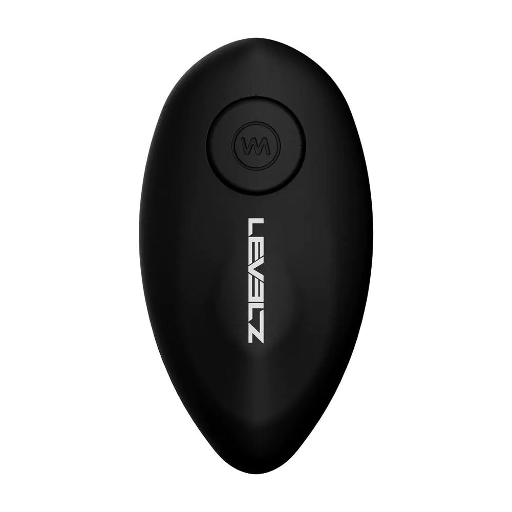 LEVELZ Remote Controlled Vibrating TriO Cock Ring with Prostate Stimulator - USB Rechargeable Vibrating Cock Ring with Anal Plug