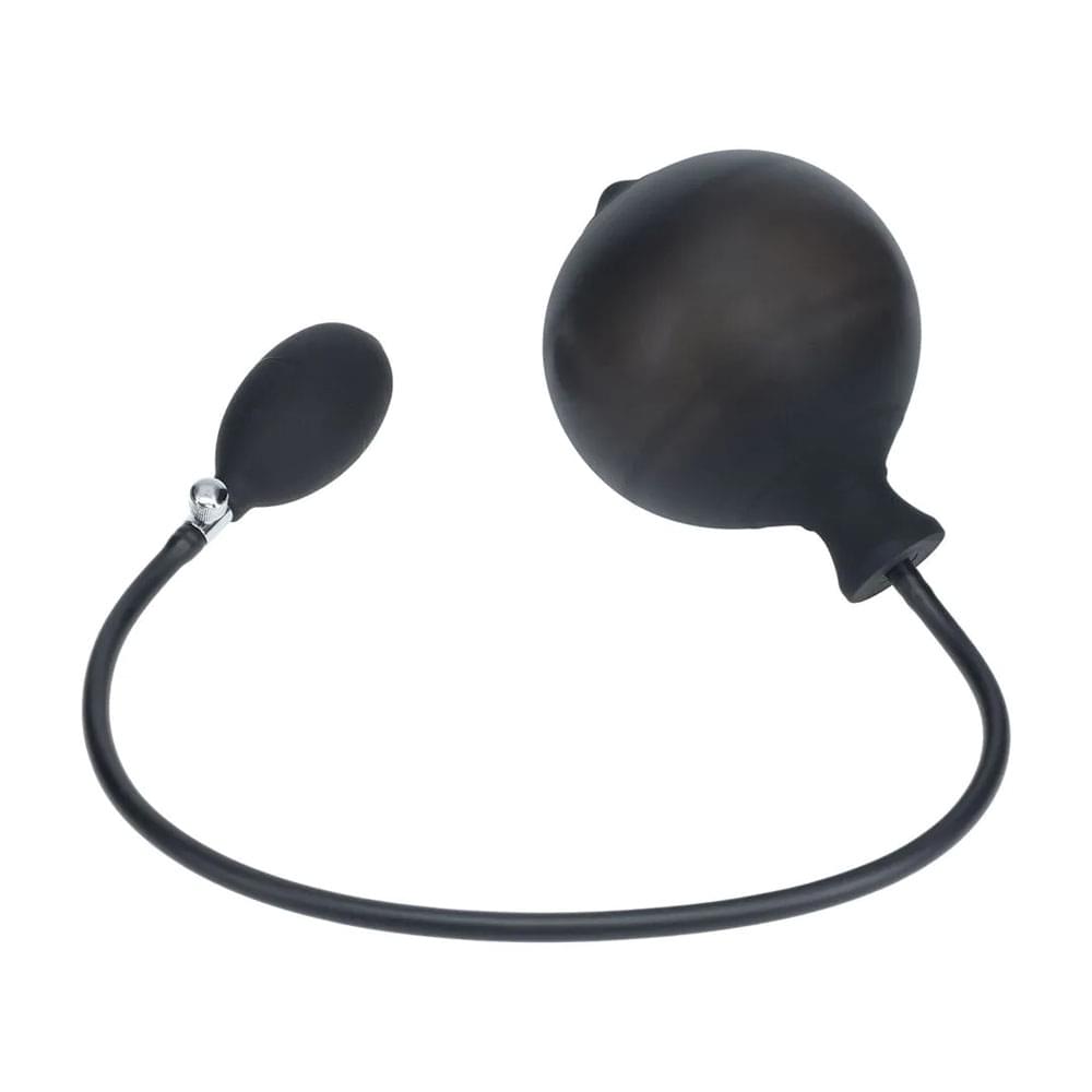 LEVELZ Ribbed Inflatable Anal Plug -  Inflatable Butt Plug