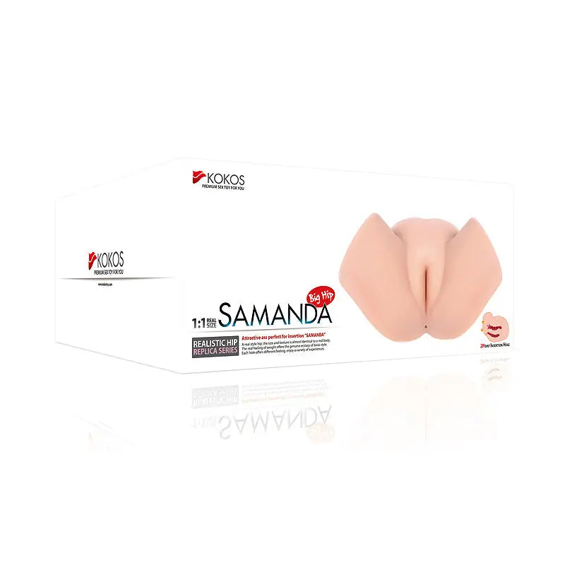 Kokos Big Hip Samanda -  Missionary Style Masturbator Kokos Discreet Intimate Essentials.