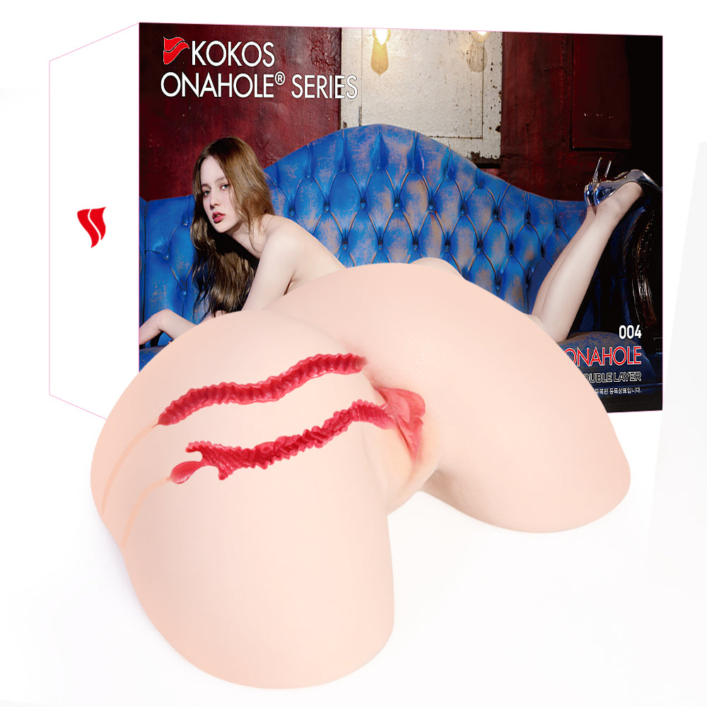 Kokos Big Hip Vanilla 004 -  Doggy Style Masturbator beautifully displayed with a seductive background.