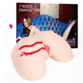 Kokos Big Hip Vanilla 004 -  Doggy Style Masturbator beautifully displayed with a seductive background.