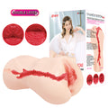 Kokos Jenny Onahole 005 -  Dual Layer Vagina Stroker displayed with packaging and features highlighted.