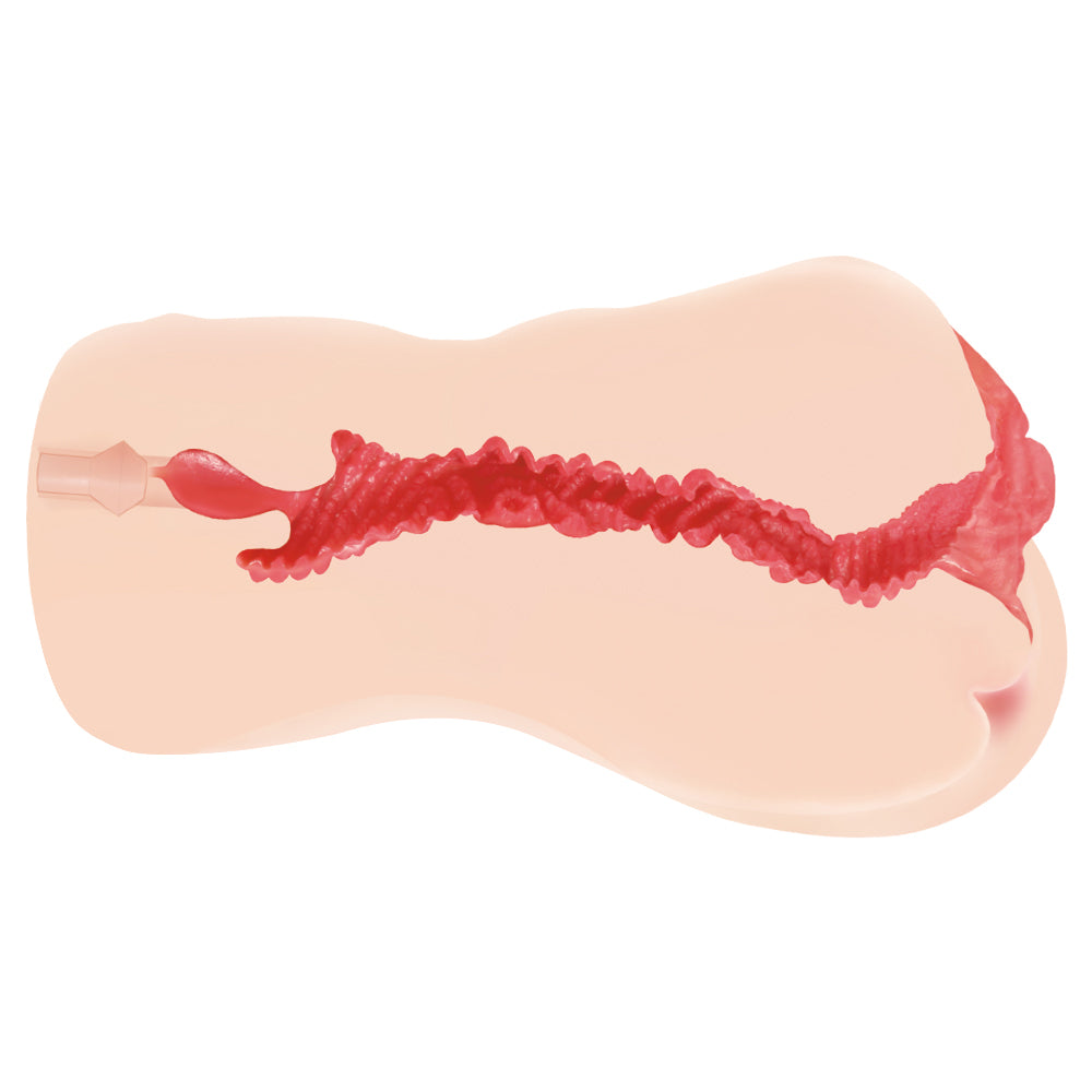 Kokos Jenny Onahole 005 -  Dual Layer Vagina Stroker showcasing its intricate inner design for enhanced pleasure.
