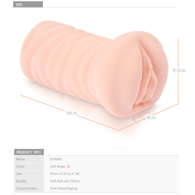 Kokos Three Sisters - Nymph -  Vagina Stroker for intimate essentials, featuring soft real-feel material and realistic details.