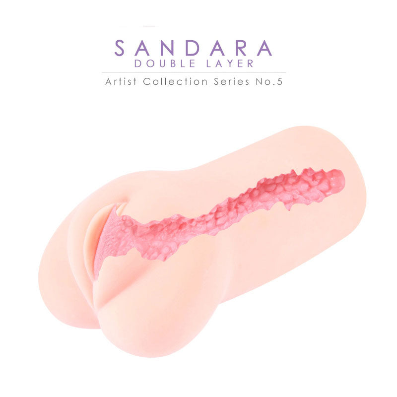 Kokos Sandara -  Dual Layer Vagina Stroker featuring realistic texture for enhanced pleasure in the Artist Collection Series.