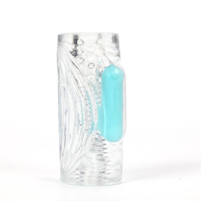 Maia Aster -  Vibrating Stroker Sleeve with ribbed tunnel and included Jessi bullet for enhanced stimulation.